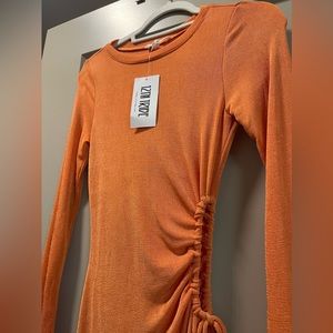 12th Tribe Orange aftergold dress